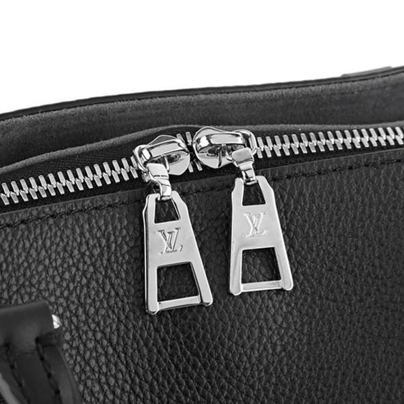 Louis Vuitton Mahina Haumea Handbag Noir Black Calf Leather - Picture 8 of 9